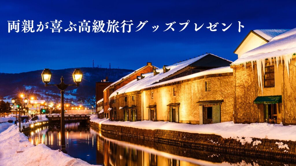 両親が喜ぶ高級旅行グッズプレゼント