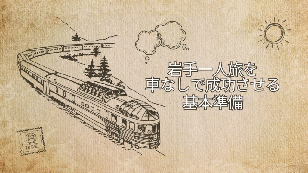 岩手一人旅を車なしで成功させる基本準備